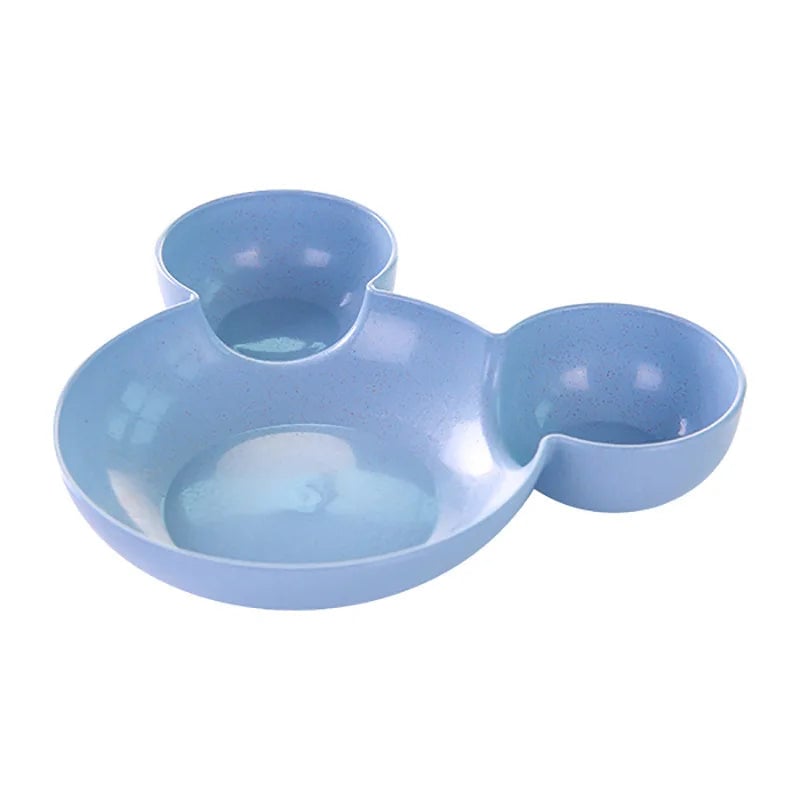 BPA Free Divided Baby Plates & Bowl Set - Infant Feeding Tableware