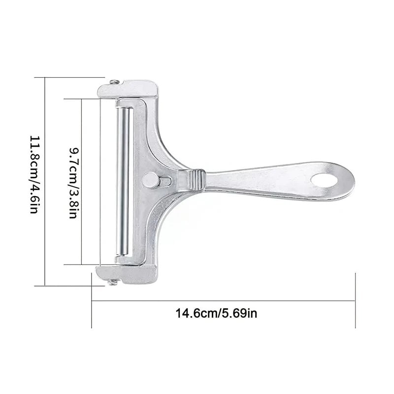 Adjustable Cheese Slicer & Butter Shaver - Multi-Purpose Kitchen