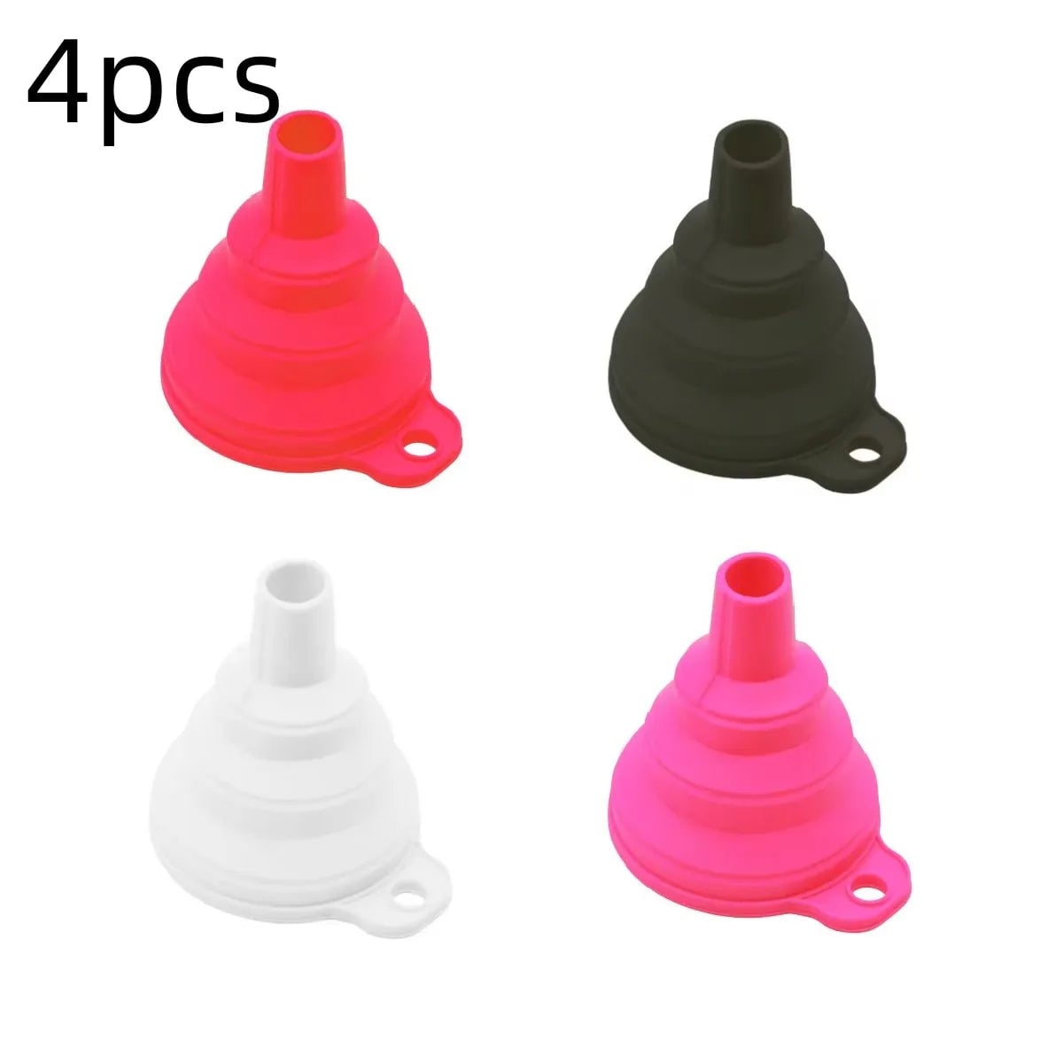 Mini Foldable Silicone Funnel - Collapsible Portable Kitchen Tool