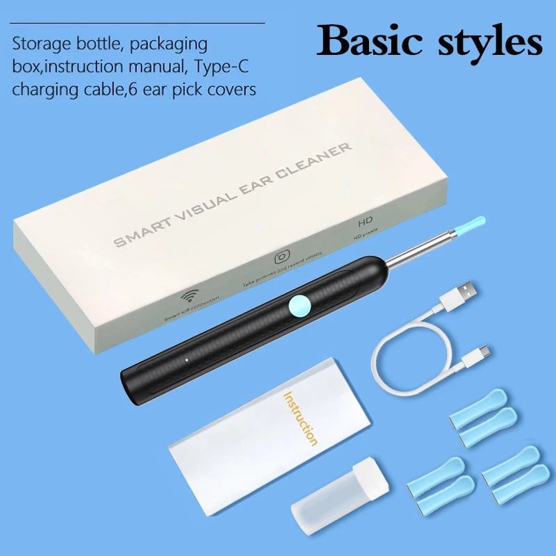 Generation-2 Visual Ear Wax Cleaner Camera Endoscope Safe Removal Tool