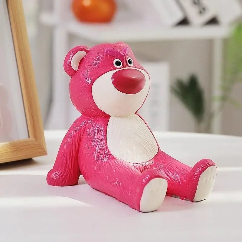 Pooh Bear Phone Stand Desktop Holder Cartoon Doll Design Gift