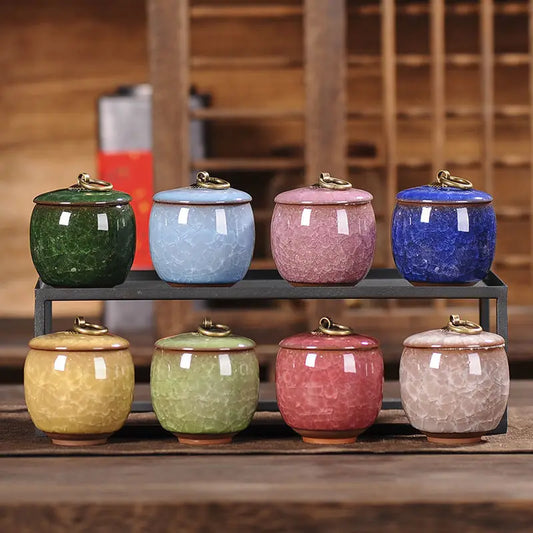 Portable Airtight Kitchen Storage Jar - Tea Coffee Sugar Container