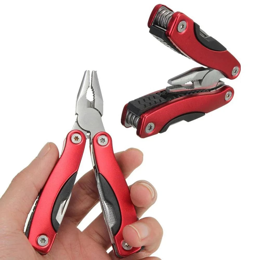 Stainless Steel 9-in-1 Multi Tool Plier for Camping & Survival