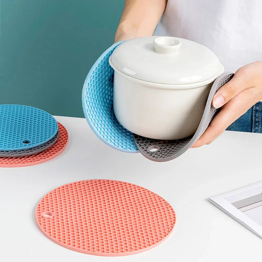 Heat Resistant Silicone Table Mat Anti-Slip Kitchen Coaster