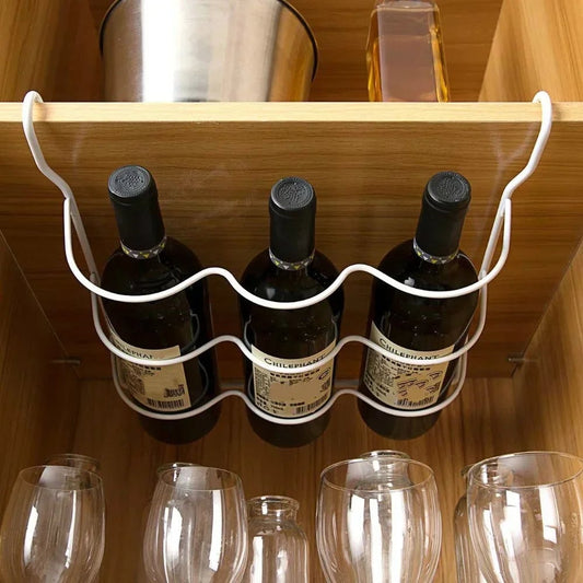 Refrigerator Organizer Rack - Beer Wine Bottle Holder Kitchen Shelf