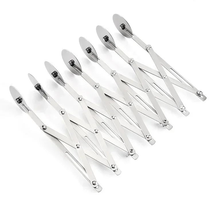 Stainless Steel 3/5/7 Wheel Pastry Cutter Dough Divider Pizza