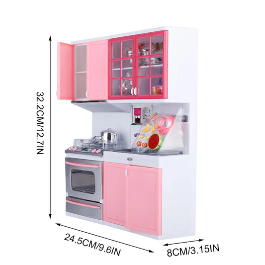 Mini Kitchen Pretend Play Set - Children's Kitchenware Role Play Toys