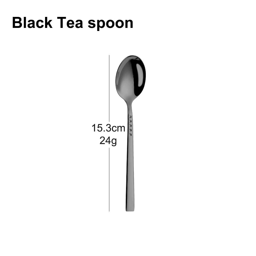 304 Stainless Steel Coffee Spoon Set - 3/4/6/12Pcs Stirring Teaspoons