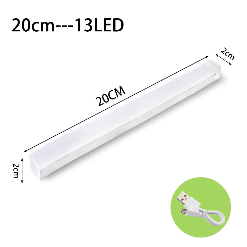 LED Motion Sensor Light USB-C Rechargeable Wireless Night Lamp