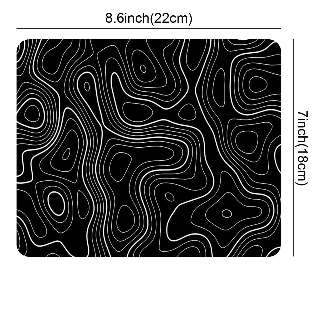 Large Gaming Mouse Pad Extended Non-Slip Rubber Base Stitched Edge