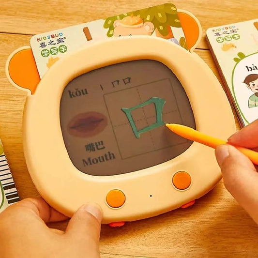 Bilingual Chinese Pinyin Flash Card Learning Machine with Sound & Drawing