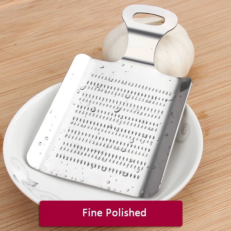 Stainless Steel Ginger Garlic Wasabi Grater Crusher Press Chopper