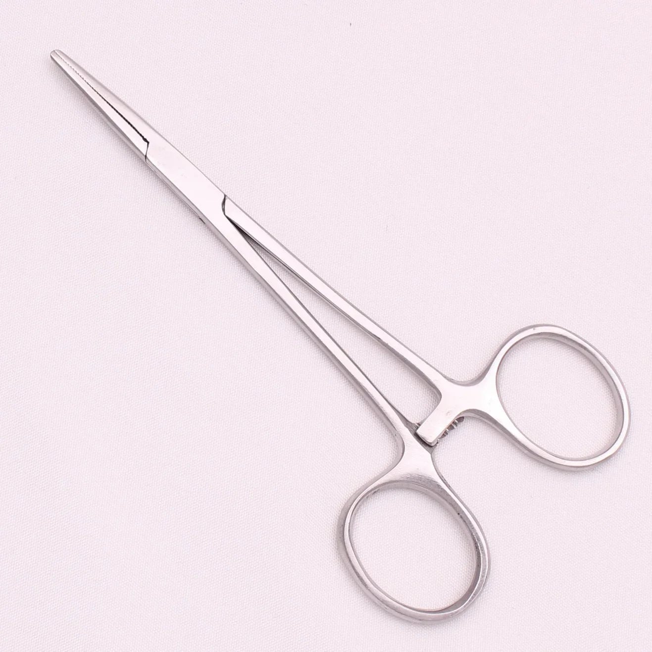13cm Japanese Stainless Steel Hemostatic Forceps for Pet Grooming