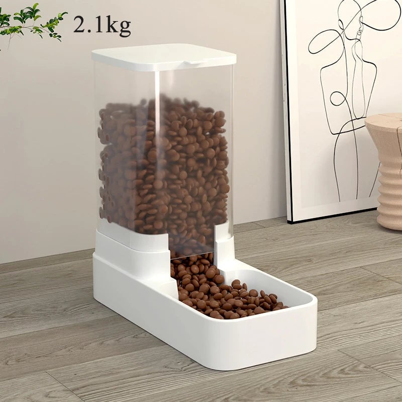 Large Capacity Automatic Pet Feeder Water Dispenser Dogs Cats