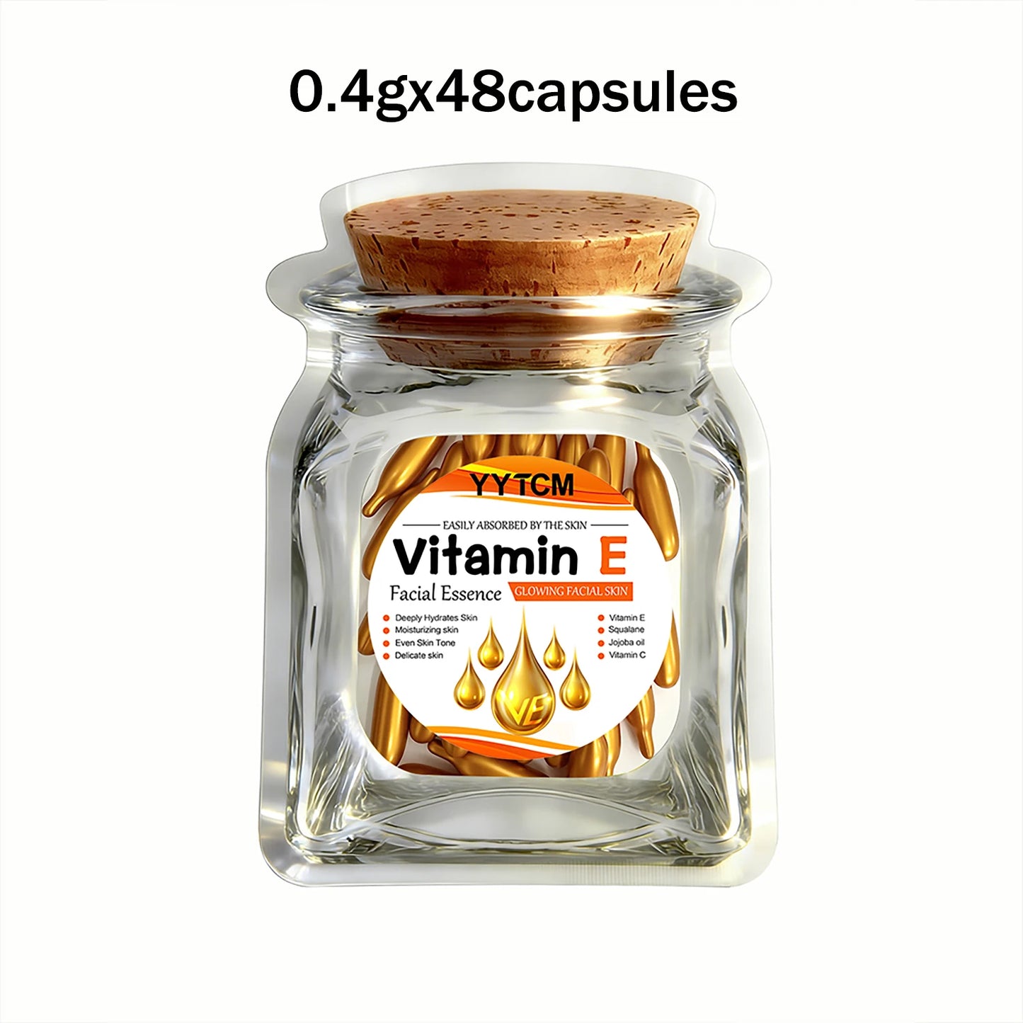 Vitamin E Moisturizing Capsules 0.4g x30 Hydrating Essence Serum