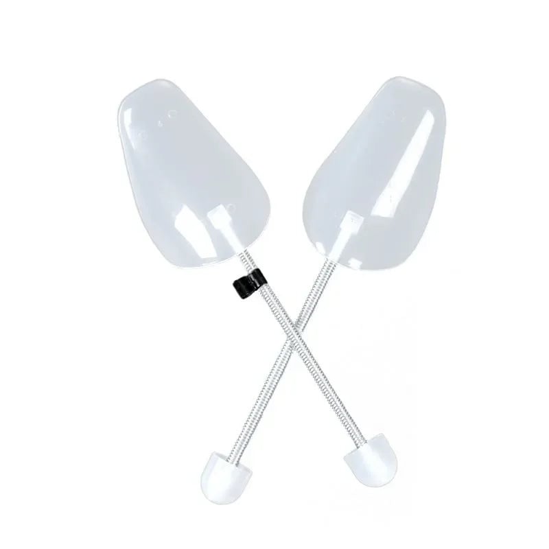 Adjustable 2-Way Shoe Stretcher Black Plastic Women Men Pair