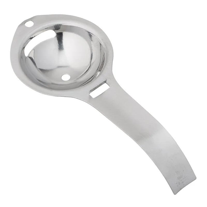 Stainless Steel Long Handle Egg Separator Filter Kitchen Tool