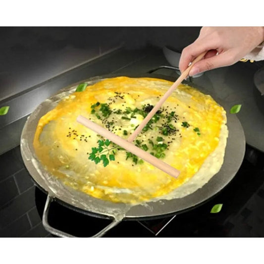 Crepe Pancake Batter Spreader - Round Kitchen Tool for Flat Breads