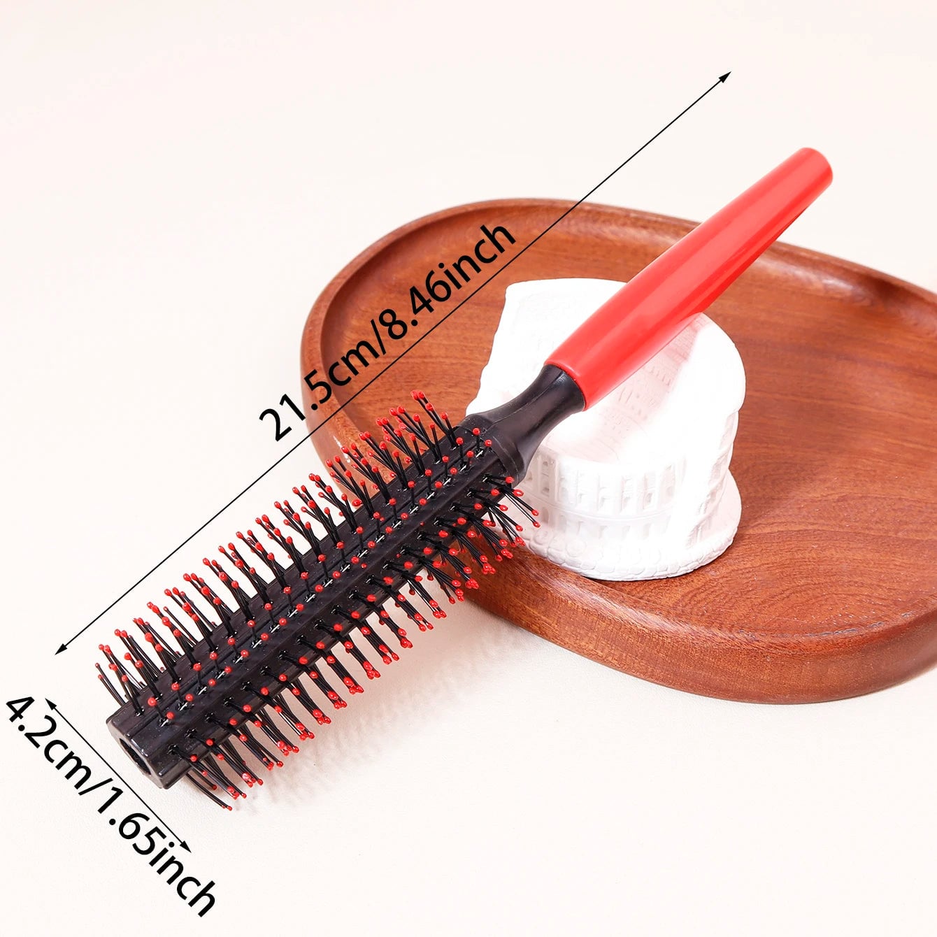 Quiff Roller Brush Non-Slip Round Hair Brush Styling Tool Unisex