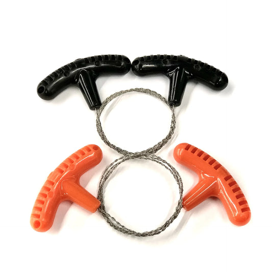 Portable Stainless Steel Wire Saw - Finger Handle Camping Tool