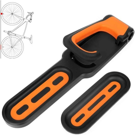 Foldable Vertical Bicycle Wall Mount Rack - MTB Storage Hanger