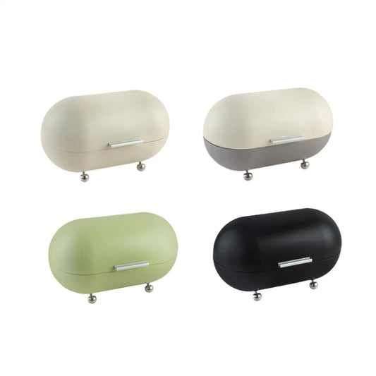 Farmhouse Bread Storage Container - Countertop Food Box for Bakery
