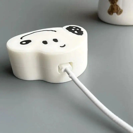 Snoopy USB Cable Protector Case for iPhone iPad 18/20W Charger Winder