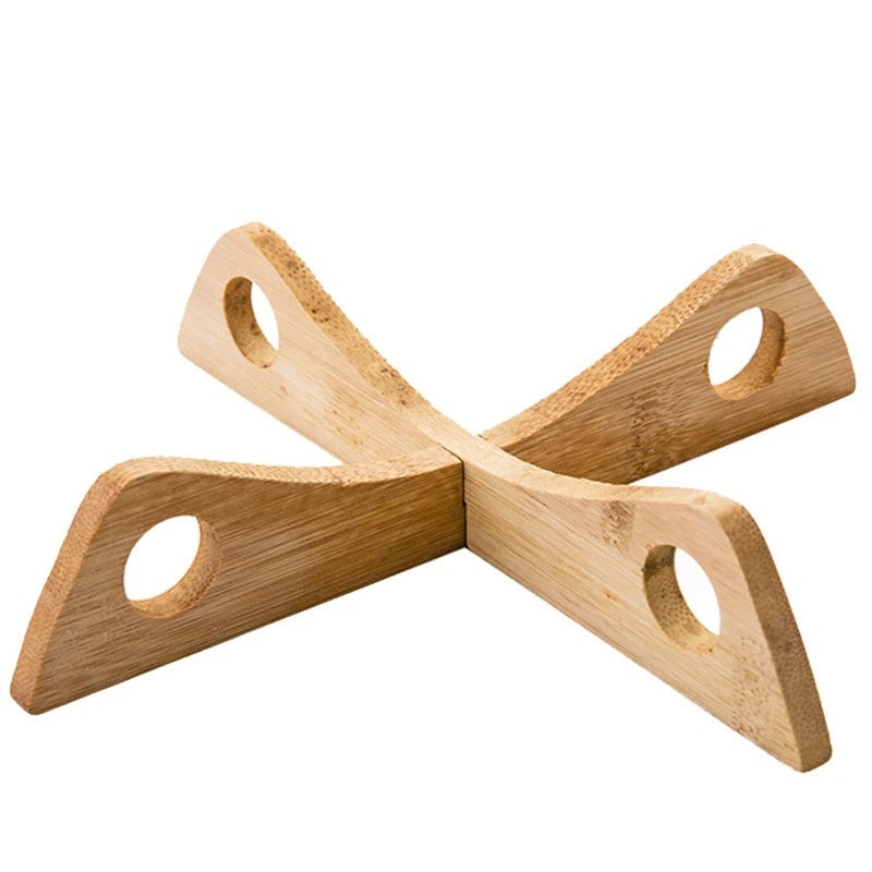 Wooden Kitchen Shelf Organizer with Table Mats & Gadget Holders