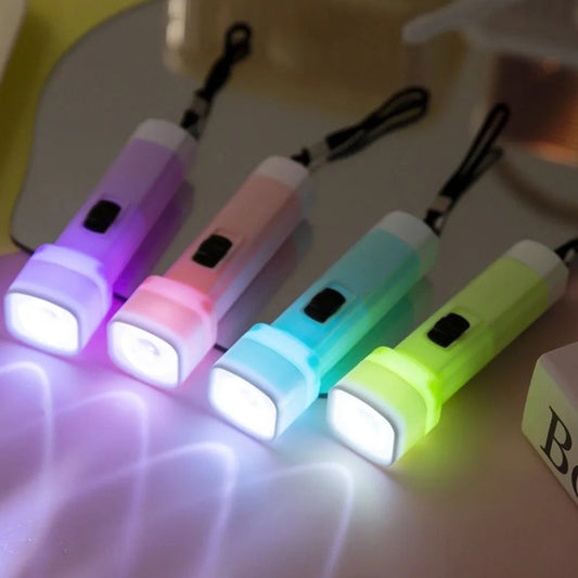 12-48 Pack LED Glowing Flashlights Candy Colors Party Decorations
