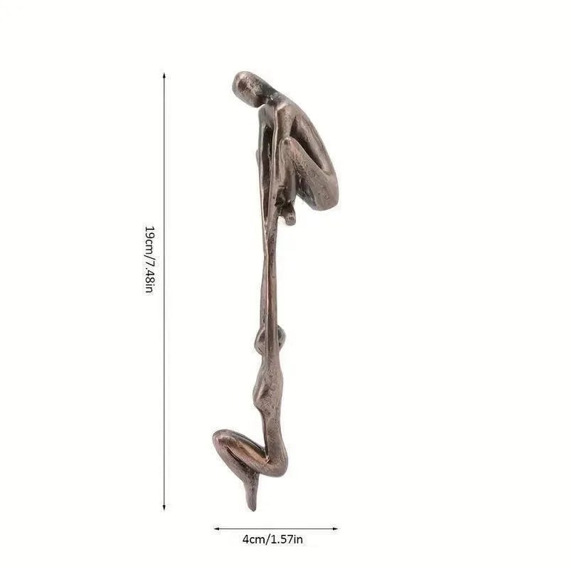 Abstract Resin Dance Couple Sculpture - Modern Home Art Decoration