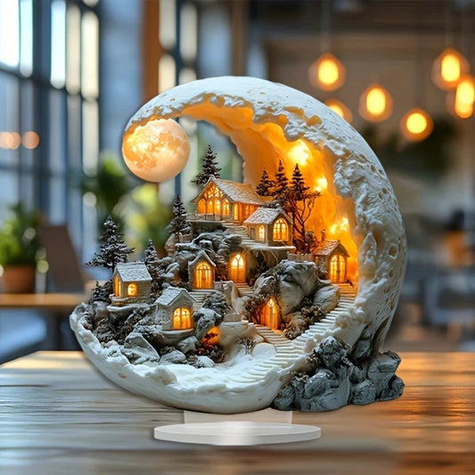 Bohemian Christmas Desktop Decoration - Holiday Bedroom Decor Gift