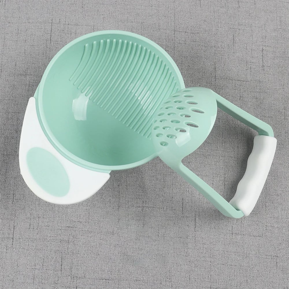 Manual Baby Food Grinder - BPA-Free Fruit Vegetable Processor Tool