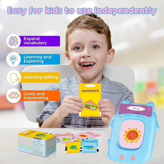 Multilingual Talking Flashcards Machine - English Spanish Italian Arabic