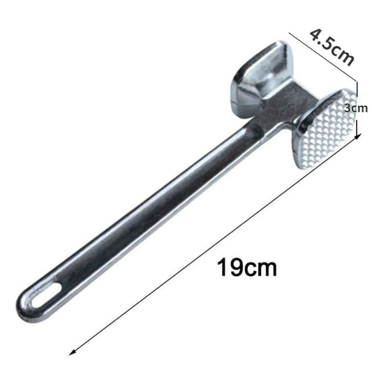 Zinc Alloy Meat Tenderizer Hammer - Heavy Duty Mallet for Beef Steak