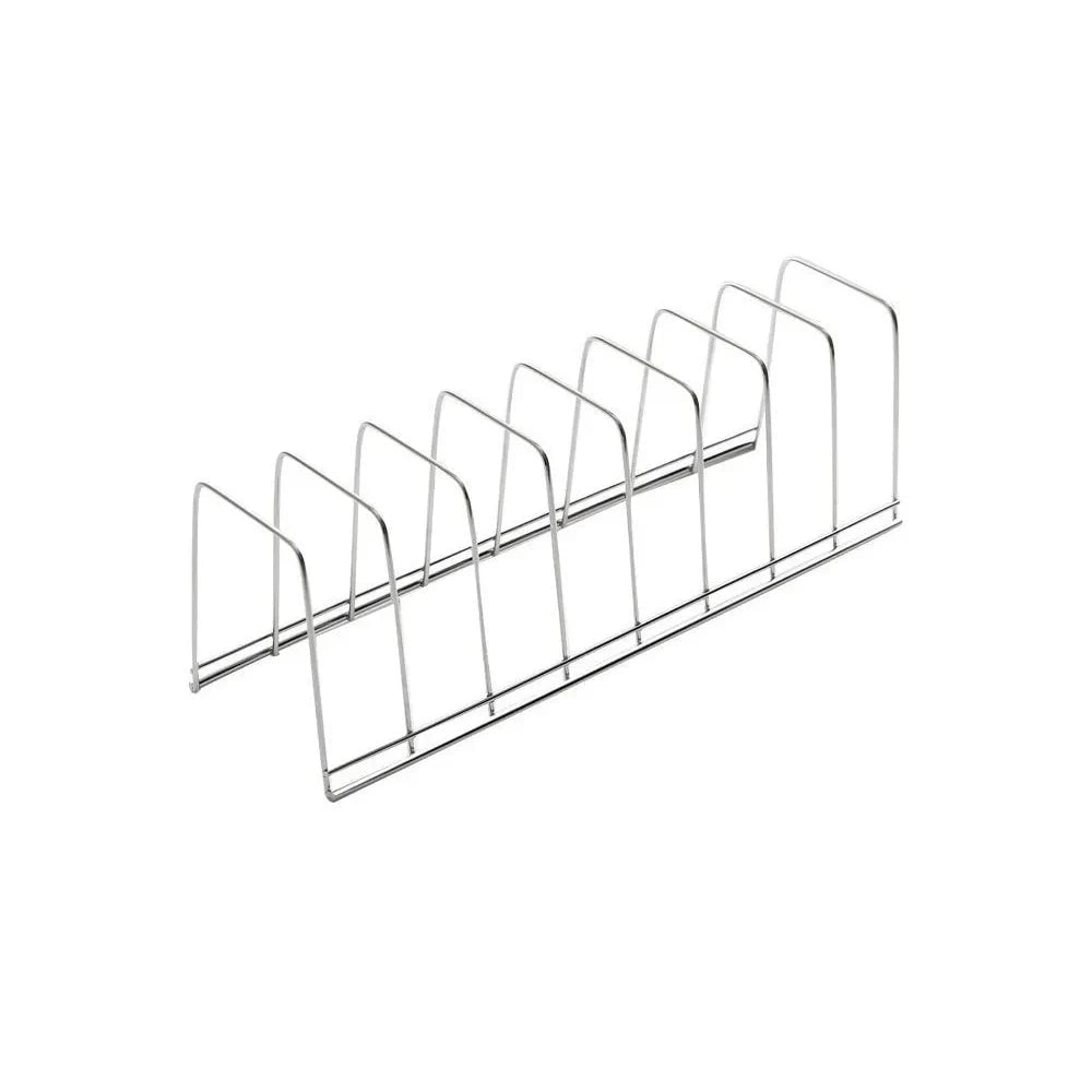 Stainless Steel Dish Draining Rack - Space Saving Plates Storage