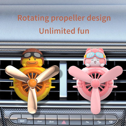 Magnetic Cartoon Car Air Vent Aromatherapy Diffuser Clip + 2 Tablets