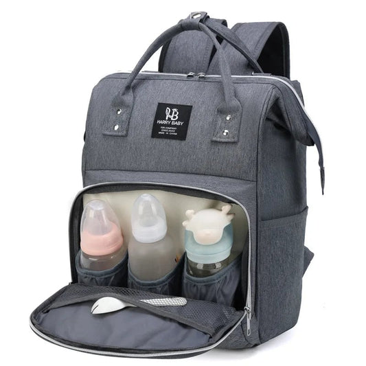 Large Waterproof Maternity Backpack USB Charging Port Nappy Bag
