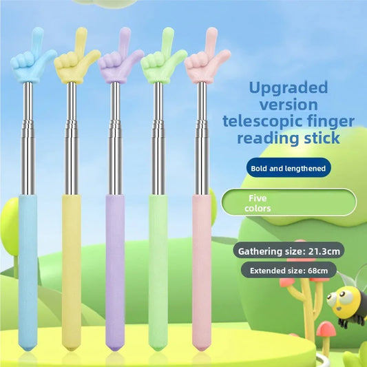 Stainless Steel Retractable Teacher Pointer Stick Telescopic