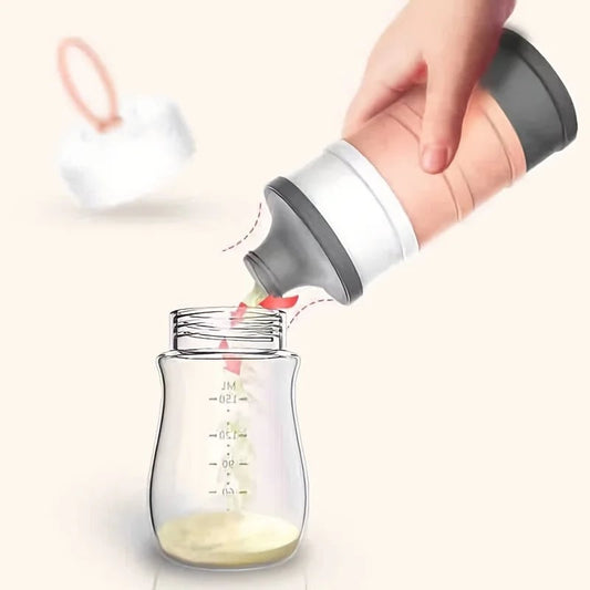 4-Grid Baby Formula Dispenser - BPA-Free Milk Powder Storage Container