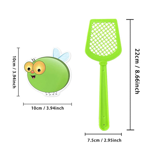 Dry Erase Blank Fly Cards Montessori Swat Game Learning Set