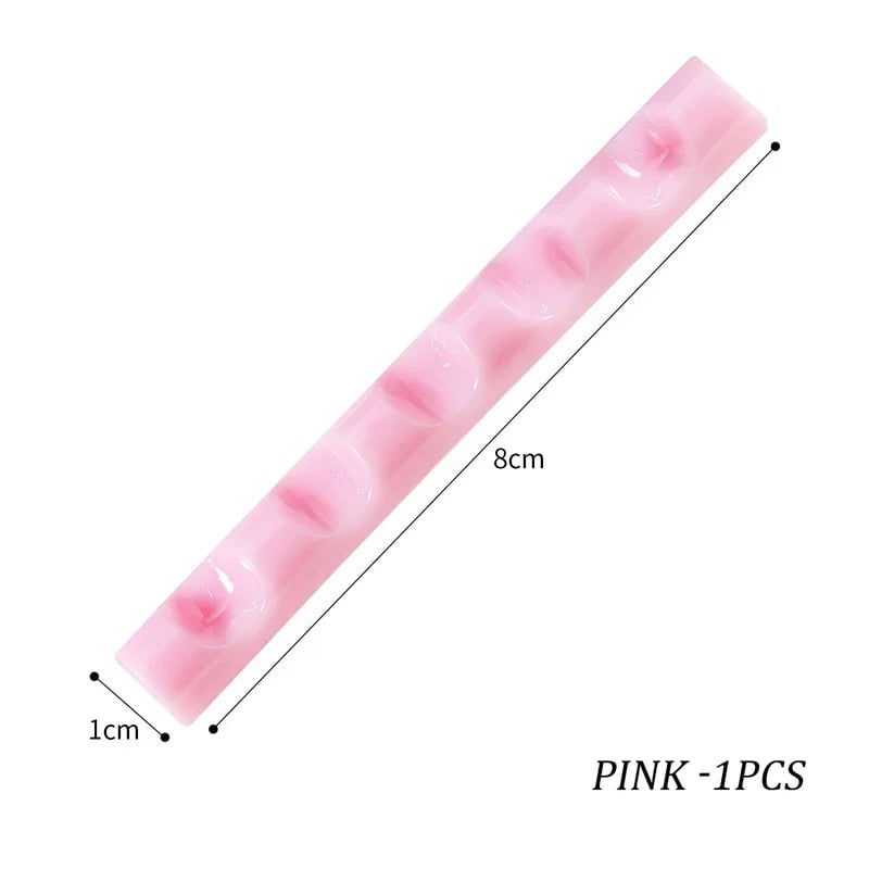 5-Grid Nail Art Brush Holder Stand - Professional Display Organizer
