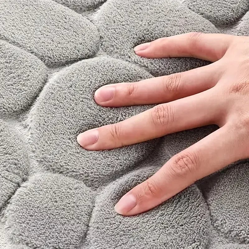 U-Shaped Waterproof Toilet Mat - Anti-Slip Bathroom Floor Pad