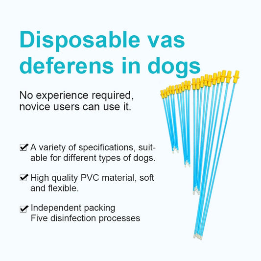 100pcs Dog Artificial Insemination Catheter Kit Canine Breeding
