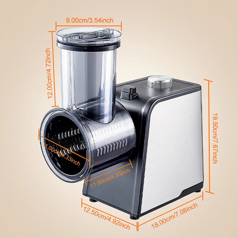 Electric Vegetable Chopper - Powerful Kitchen Salad Prep Machine