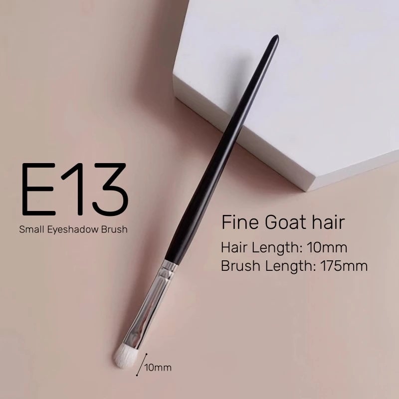 Natural Goat Hair Eyeshadow Blending Brush - Ebony Handle Makeup Tool