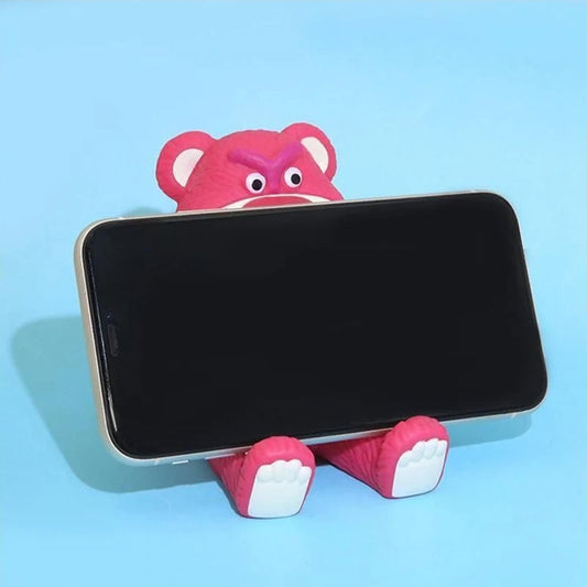 Pooh Bear Phone Stand Desktop Holder Cartoon Doll Design Gift
