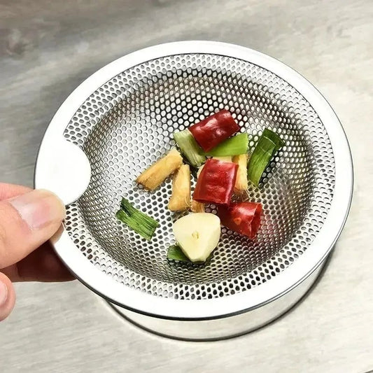 Stainless Steel Sink Drain Filter Anti-Clog Kitchen Bathroom