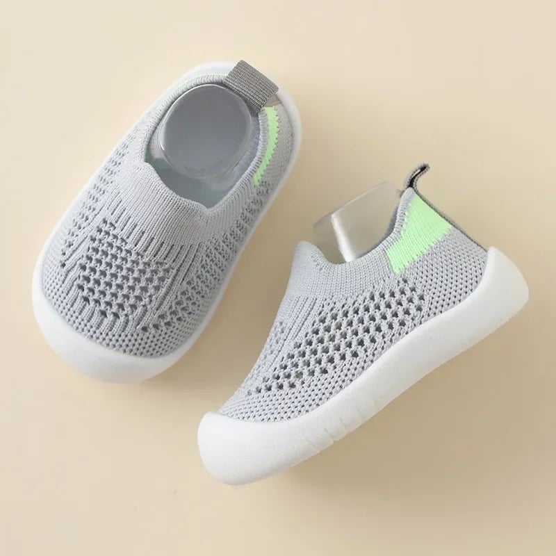 Breathable Knitted Slip-On Sneakers - Toddler Boys Girls Shoes