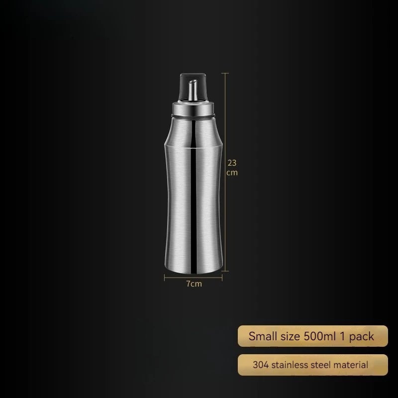 304 Stainless Steel Oil Storage Jar - Leakproof Large Capacity