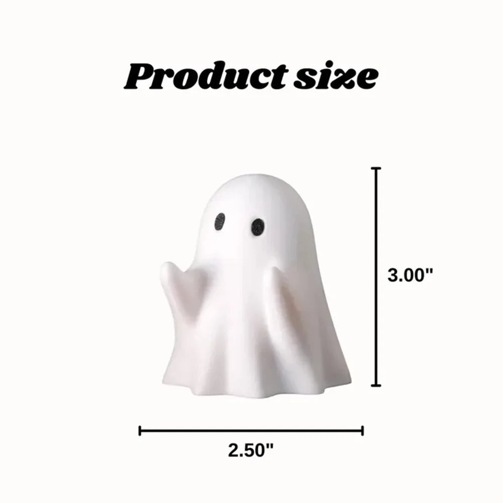 Ghost Resin Pen Holder Desktop Organizer Halloween Office Decor